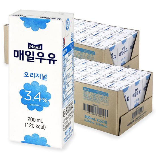 멸균우유 매일우유