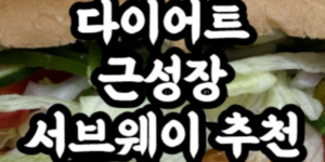 서브웨이 추천 메뉴