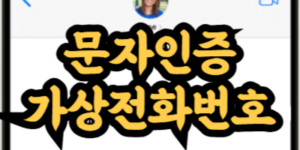 문자인증 가상전화번호
