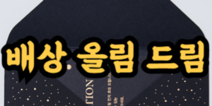 배상 올림 드림