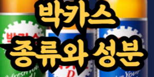 박카스 종류와 성분