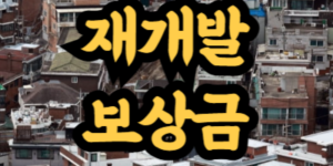 재개발 보상금 얼마까지