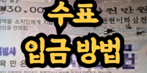타행수표 입금