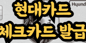 현대카드 체크카드 발급