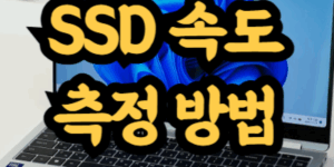 SSD 속도 측정 방법