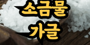 소금물 가글