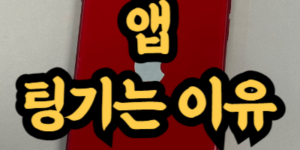 스마트폰 앱이 갑자기 팅기는 이유