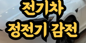 전기차 정전기나 감전 위험성