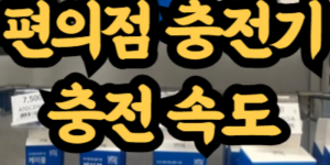 편의점 충전기 스펙